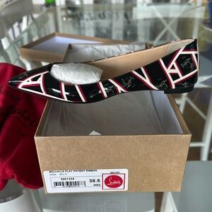 Louboutin Ballalla Flat Patent Ribbon